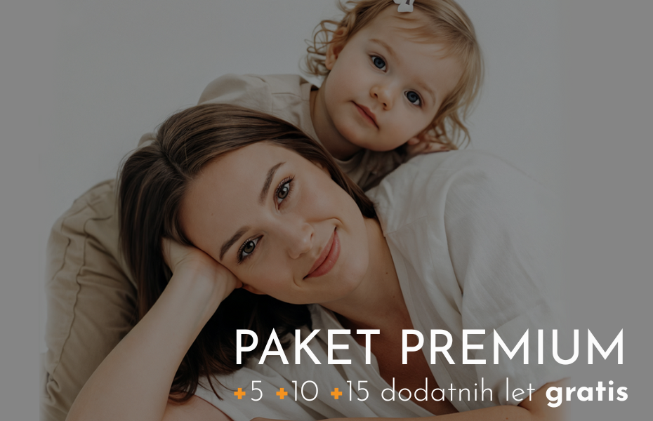 IZBERITE PREMIUM = PREJMITE DODATNA LETA GRATIS
