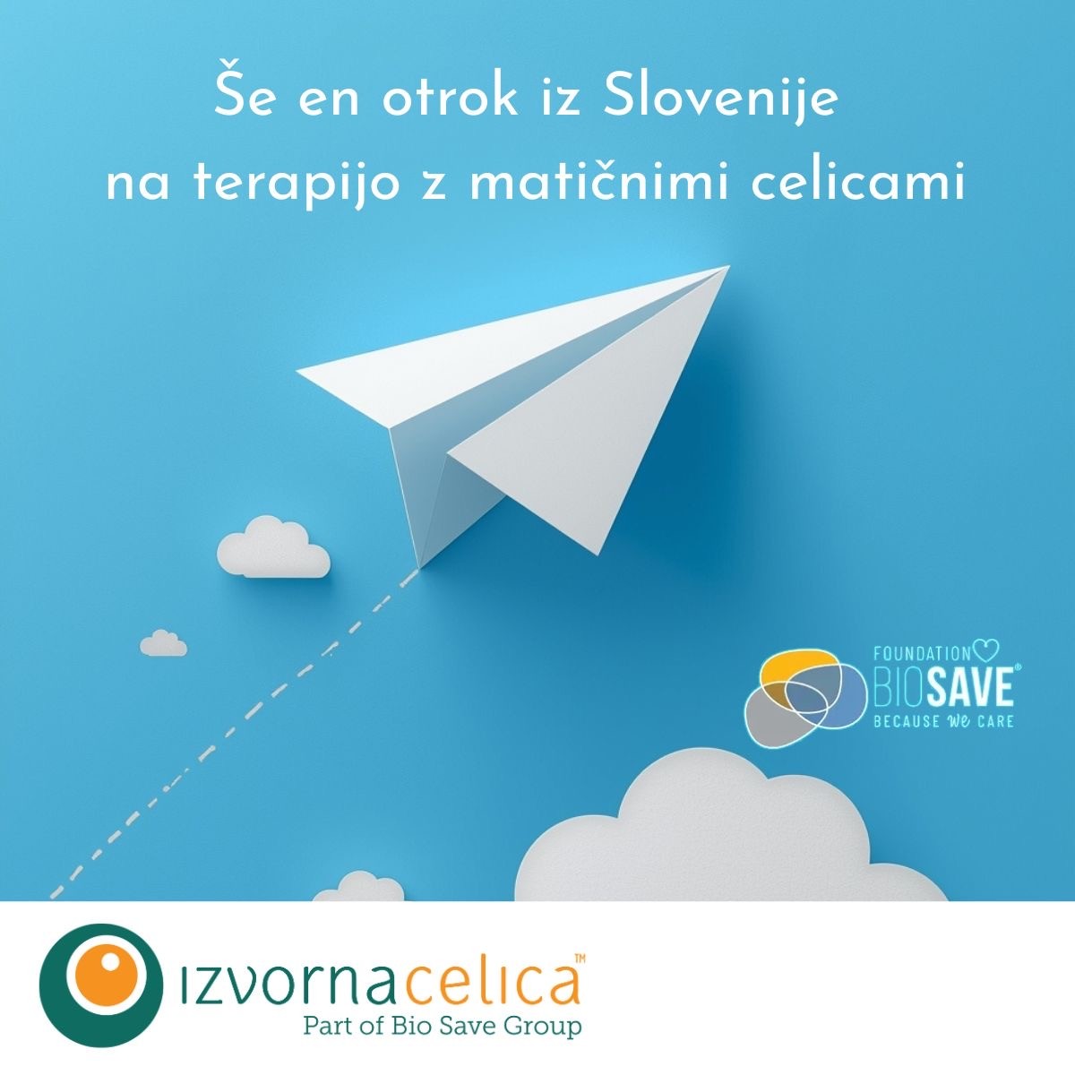 Terapija z matičnimi celicami za deklico iz Slovenije